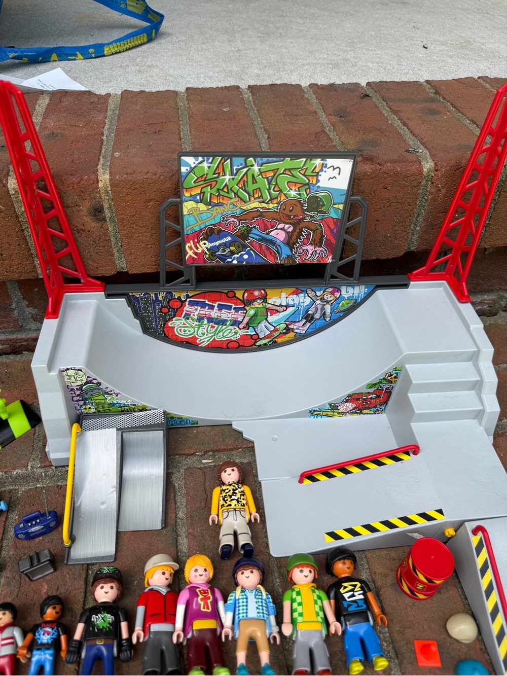 Playmobil Skateboarding Park Ramp Play Toys Set Skate Boarding - Picture 5 of 5